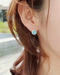 CE1497 스와로브스키 스톤 심플 귀걸이 / 귀찌