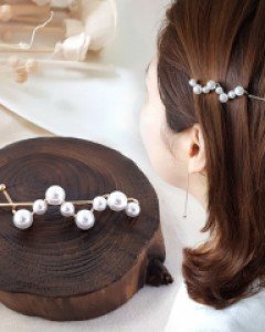 H-723 진주 비누 방울 헤어핀 / 머리핀