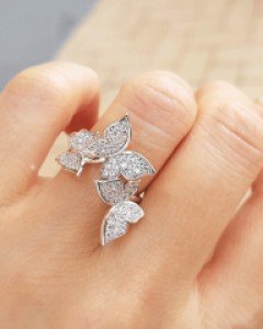 CR1226 고급진 나비 반지 / 패션반지