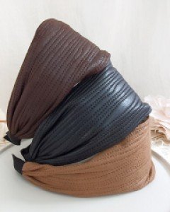 H-792 스티치 넓은 머리띠 / 헤어밴드