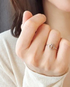 SR243 실버925 미니피스 은반지