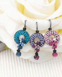 CE1539 스왈 포도 귀걸이 귀찌