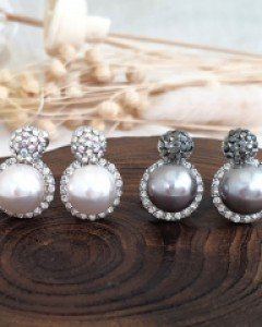 CE1541 스왈 진주볼 귀걸이 귀찌