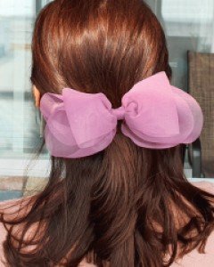 H-861 노방 볼륨 리본핀 / 5컬러 / 헤어핀