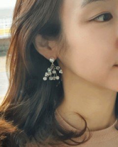CE1549 메이듀 비즈진주 핸드메이드 귀걸이