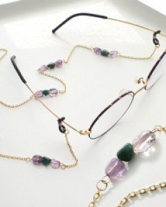 GR013 퍼플그린 체인 안경줄 / 안경스트랩 / 선글라스 스트랩