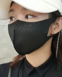 GR039 패턴 3D UV차단 쿨 패션마스크 / 2컬러