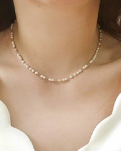 CN2172 릴리 작은 진주 목걸이 / 3컬러