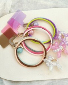PA108 펄 강아지 손목링 핸드링 핸드폰 고리 스트랩