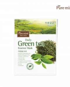 퓨어마인드 데일리 녹차 에센스 마스크 1장 Pure mind Daily Green Tea Essence Mask*1 Sheet
