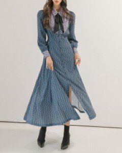 D3464 타이 세트 패턴 원피스*L사이즈 제작*