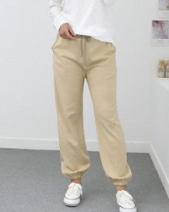 여성 도토리 특양면 조거 팬츠 밴드 츄리닝 트레이닝 바지