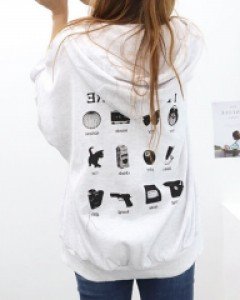 여성 케어 후드 집업 봄 가디건