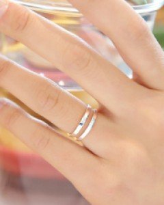 2줄어그 반지 (rg301)