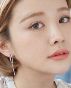 눈송이 비누방울 귀걸이 (er1480)