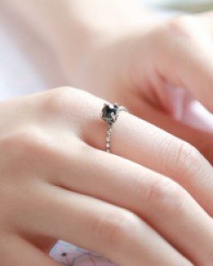 블랙크 은 반지 (rg012)