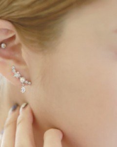 꽃한송이 귀걸이 (er013)
