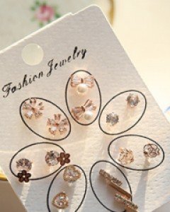 핑크골드 데일리 세트 귀걸이 (er2300)