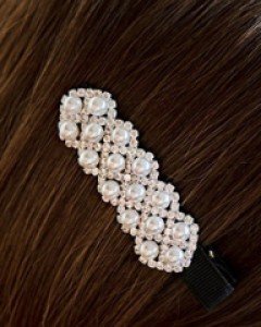 쏘잉 진주 악어 헤어핀 (hp1285)