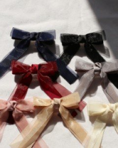 셀리나 리본 자동 헤어핀 (hp1341)