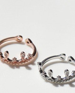 바토 꼬임 큐빅 반지 (rg628)