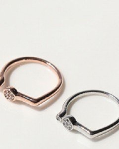 필로트 라운드 유니크 반지 (rg629)