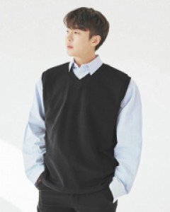 WAW 니트지브이넥조끼