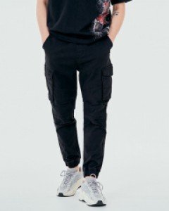 TM 빈티지워싱카고조거바지