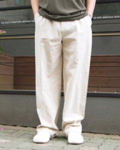 ES 아르린넨와이드밴딩팬츠