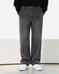 SAA 세미와이드뒷밴딩데님팬츠