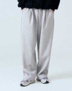 CRAMP 더블핀턱벌룬기모팬츠