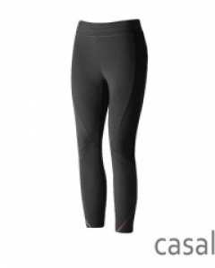 P1526BK Casall 카살 하이엔드 피트니스웨어 블랙 여자 기능성 스포츠 에어번 3/4 타이즈 7부 흡습속건 체온유지 스트레칭 피트니스 요가 바지 여성 스포츠 타이즈 95