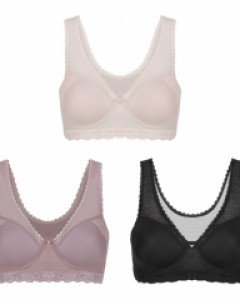 LB1074 럭센스 국산 A컵 노와이어 몰드 런닝형 브라 브라렛 브라탑