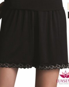 LP1235 럭센스 심플 베이직 쿨기능성 냉감섬유 인견 샤무즈 봄 여름용 여성  슬립 바지 속바지 잠옷