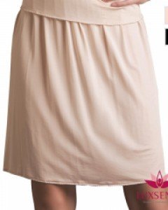 LS1236 럭센스 심플 베이직 쿨기능성 냉감섬유 인견 샤무즈 봄 여름용 여성  슬립 스커트 속치마 잠옷