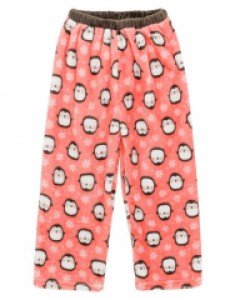 [6~8세] CH47291 모닝스타 쁘띠쁘랑 여 아동 극세사 융 기모 밍크 수면 파자마 9부 바지 하의