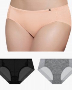 JHWWT081 제임스딘 폴리 스판 노라인 여성 미니 삼각 누디 헴팬티