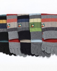 AP5121 아놀드파마 남성 신사 발가락 자수 장목 양말 편직 무좀 습진 예방 고신축 5족