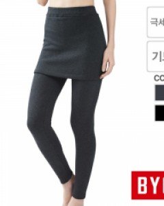 [재색95] BYQ0011 BYC 베이직 여건강 기모 치마 레깅스 3호 고급 여성 무발 9부 타이즈