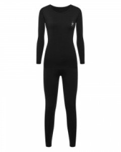 [챠콜XL] BPI1020W 비버리힐즈 폴로클럽 보온 여성 기모 긴팔 9부 내의 내복 상하 세트