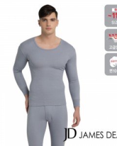 [105] JHMIUP33 제임스딘 순면 양면 남성 긴팔 내의 내복 9부 상하 세트