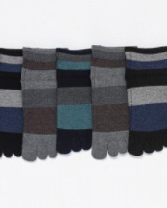 AP5195 아놀드파마 남자 링글 단목 무좀 습진 예방 발가락 양말 5족