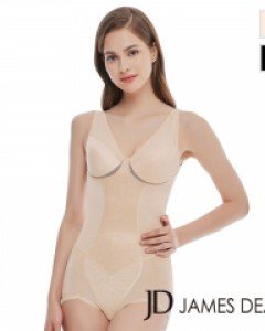 [검정] JHWVV021 제임스딘 이너핏 인견 타미 보정 파워넷 자카드 여자 몰드 노와이어 B컵 올인원 바디슈트
