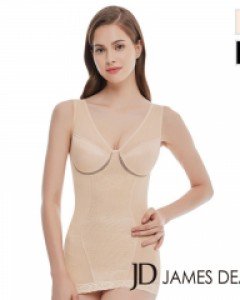 [80B/95B] JHWVV022 제임스딘 이너핏 인견 타미 보정 파워넷 자카드 여자 몰드 노와이어 B컵 치마올인원 바디쉐이퍼