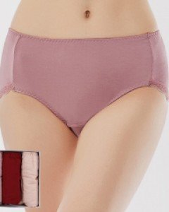 JHWPV024 제임스딘 베이직 텐셀 스판 여자 맥시 삼각 팬티 3매입 세트