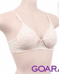 GB5481 고아라 폴리 여자 풀컵 노와이어 몰드 브라 A컵