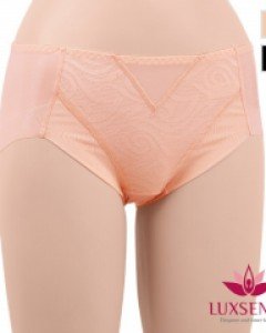 LP1071 럭센스 자카드 망사 임파선 결림 방지 복부 타미 기능성 노라인 여자 미디 삼각 팬티