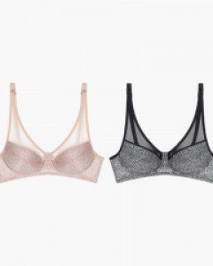 LB1070 럭센스 국산 B컵 쿨 냉감 인견 노와이어 몰드 브라