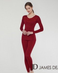 [90] JHWIVE14 제임스딘 히트엔진 웜브리즈 텐셀 여자 긴팔 발열 내의 내복 상하 세트