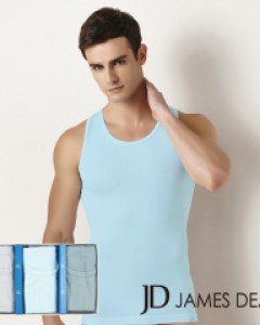 JHMRVZ01 제임스딘 순면 50수 민소매 남자 나시 런닝 3매입 세트